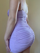 Load image into Gallery viewer, Jada Mesh Corset Dress (Lavender)
